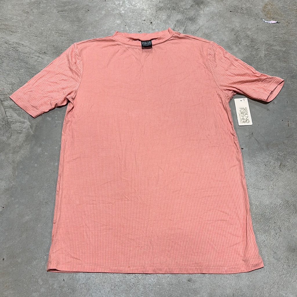 Seek No Further Brand  Coral Ribbed Top Size 2xl Y72